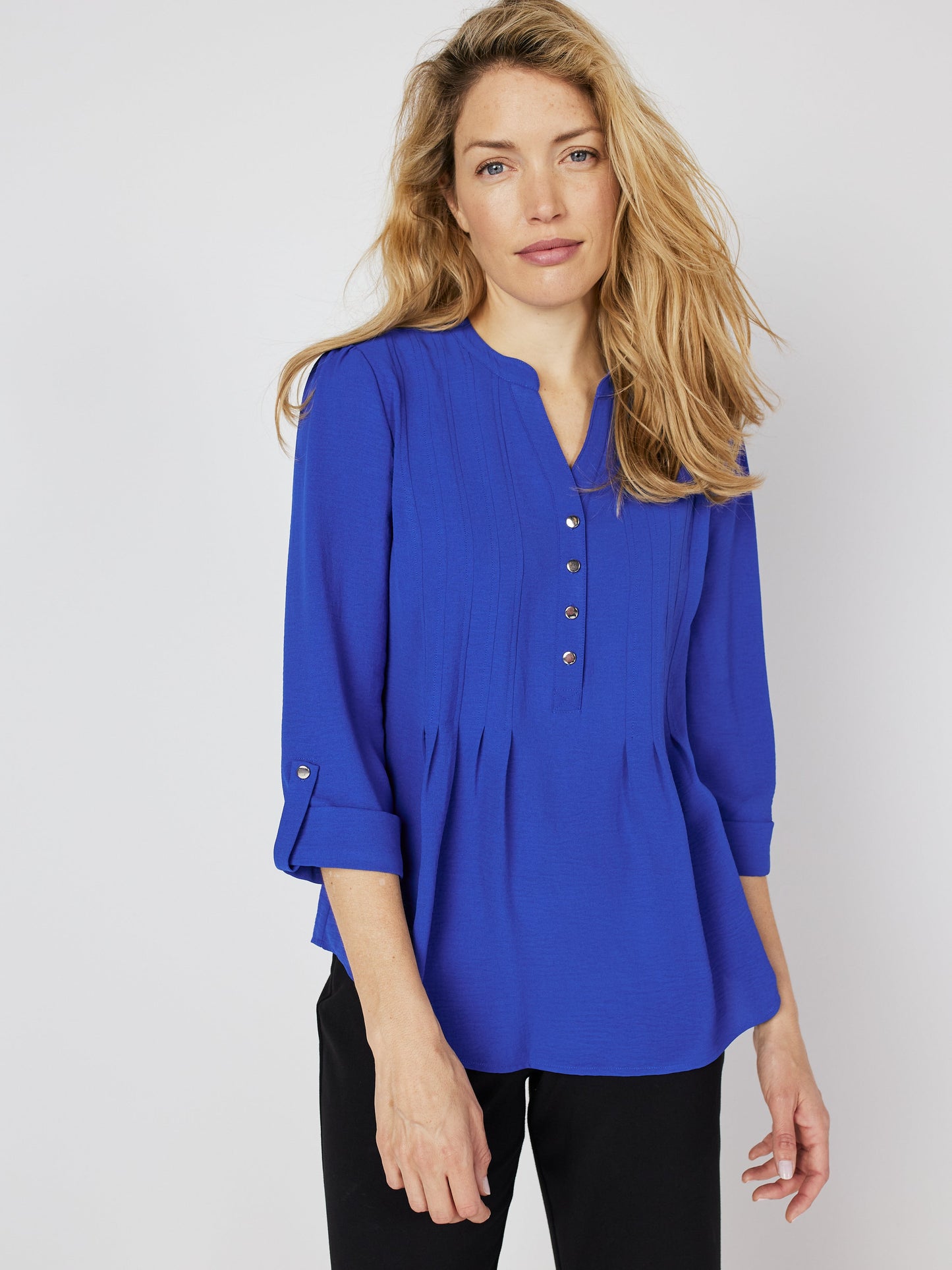 Roz & Ali Textured Royal Pintuck Popover