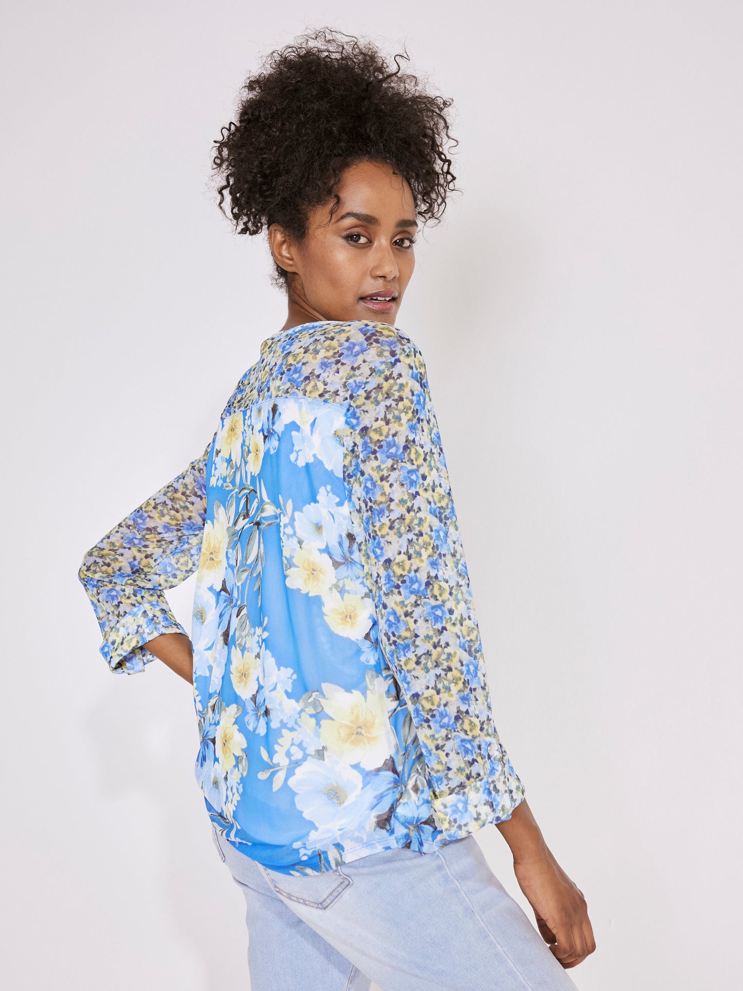 Roz & Ali Twin Print Mesh Popover