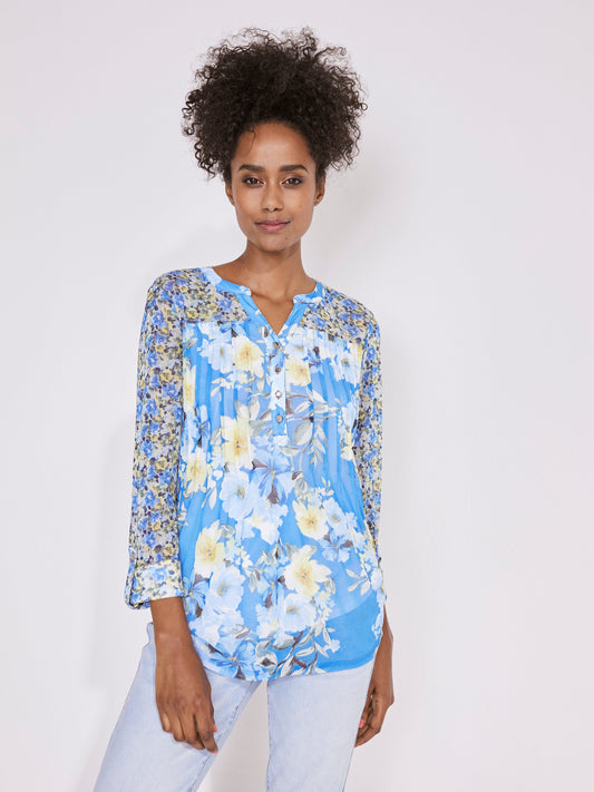 Roz & Ali Twin Print Mesh Popover