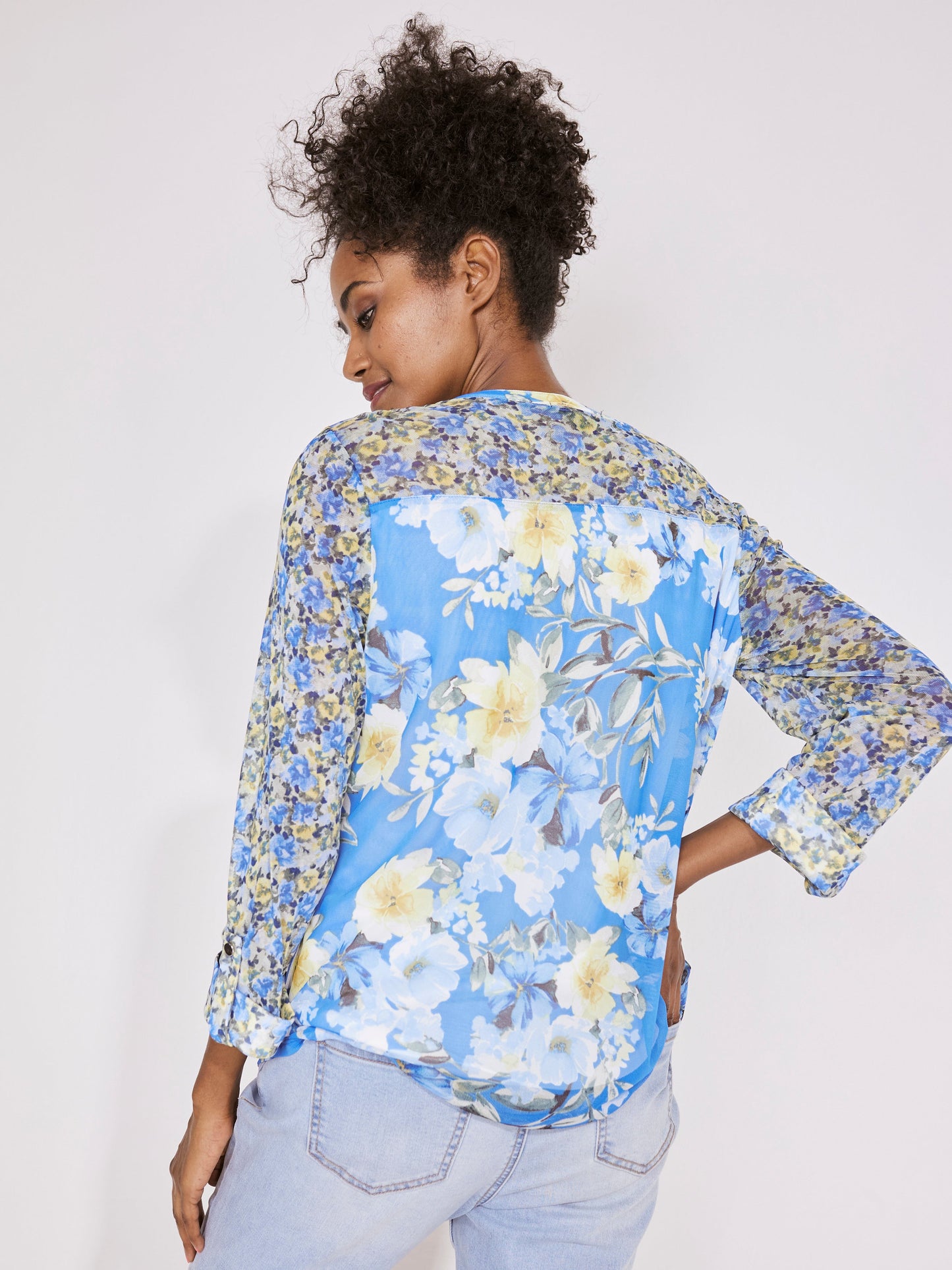 Roz & Ali Twin Print Mesh Popover