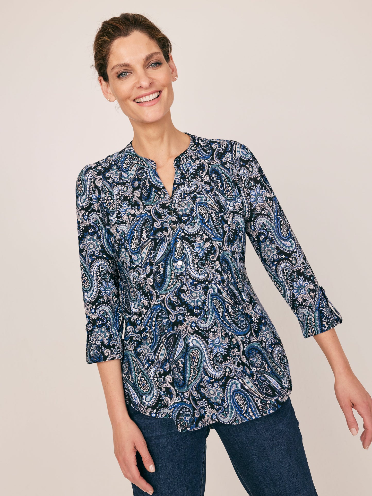 Roz & Ali Groovy Paisley Print Popover