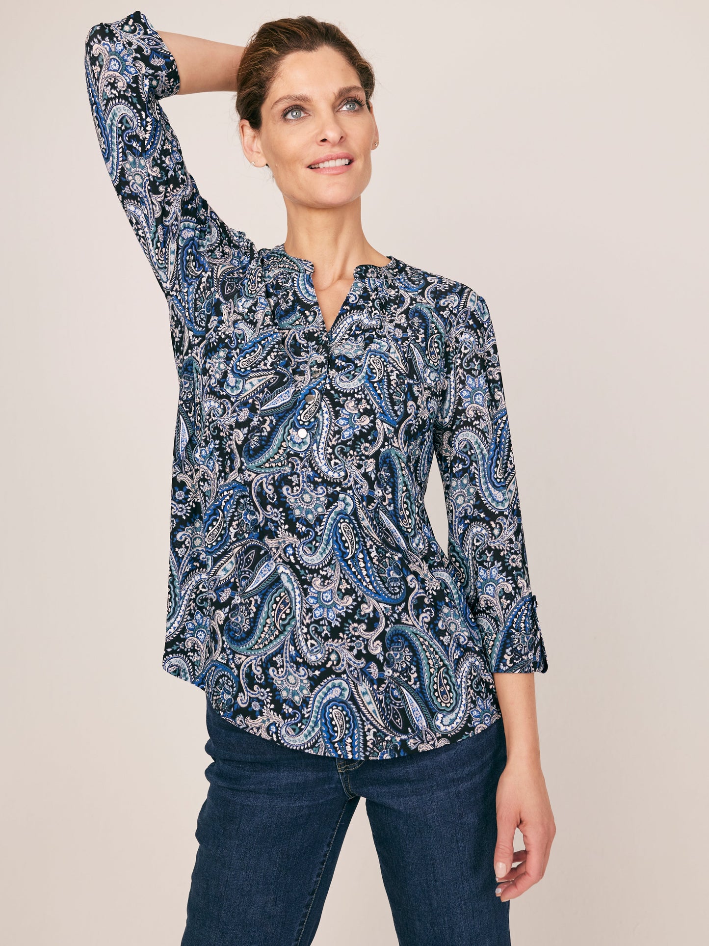 Roz & Ali Groovy Paisley Print Popover