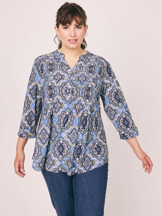 Roz & Ali Blue Yellow Mandala Popover - Plus