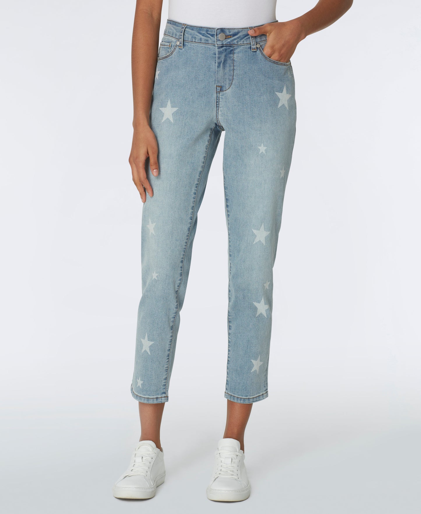 Westport Signature Skinny Jeans with Star Print