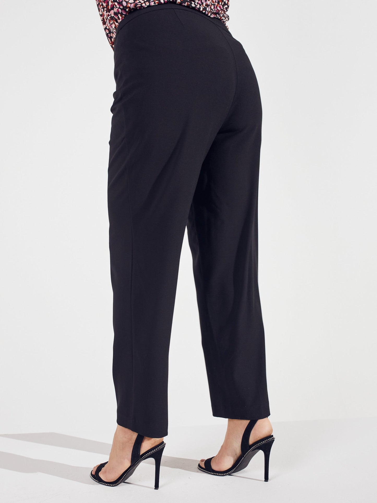 Pull On Tummy Control Pants With L Pockets -Short Length Plus