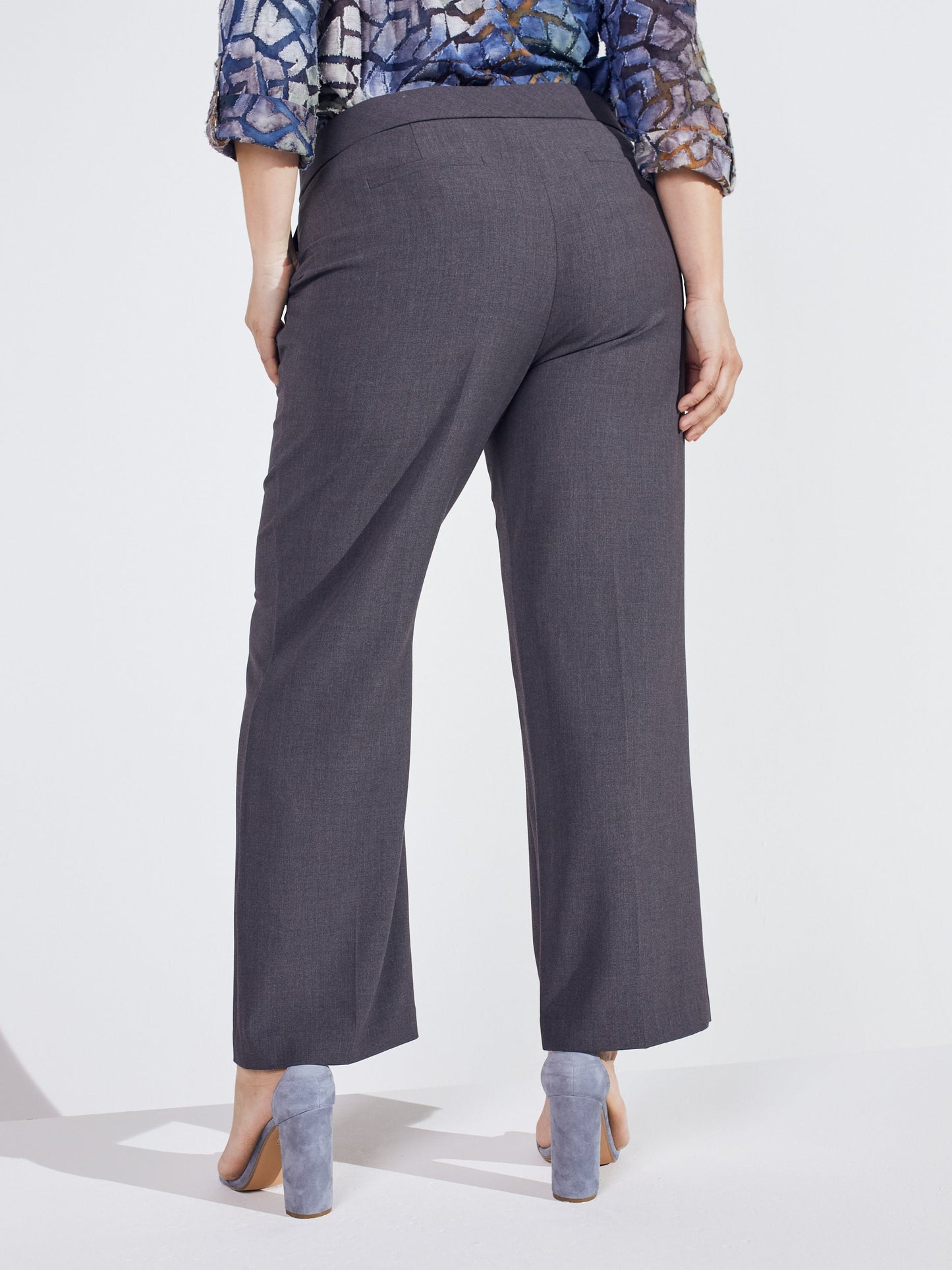 Roz & Ali Secret Agent Slight Bootcut Pants - Plus