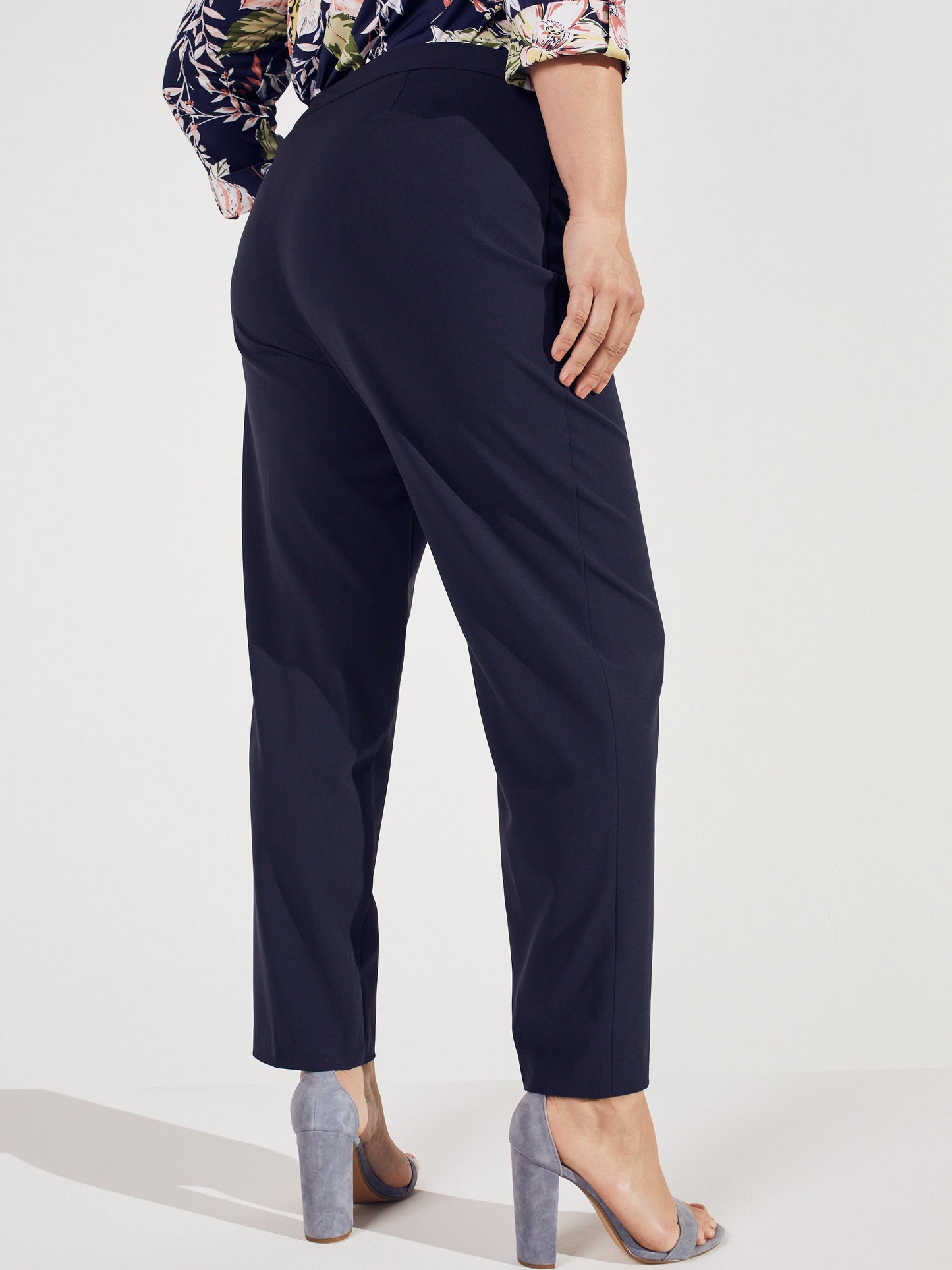 Pull On Tummy Control Pants With L Pockets -Tall Length Plus