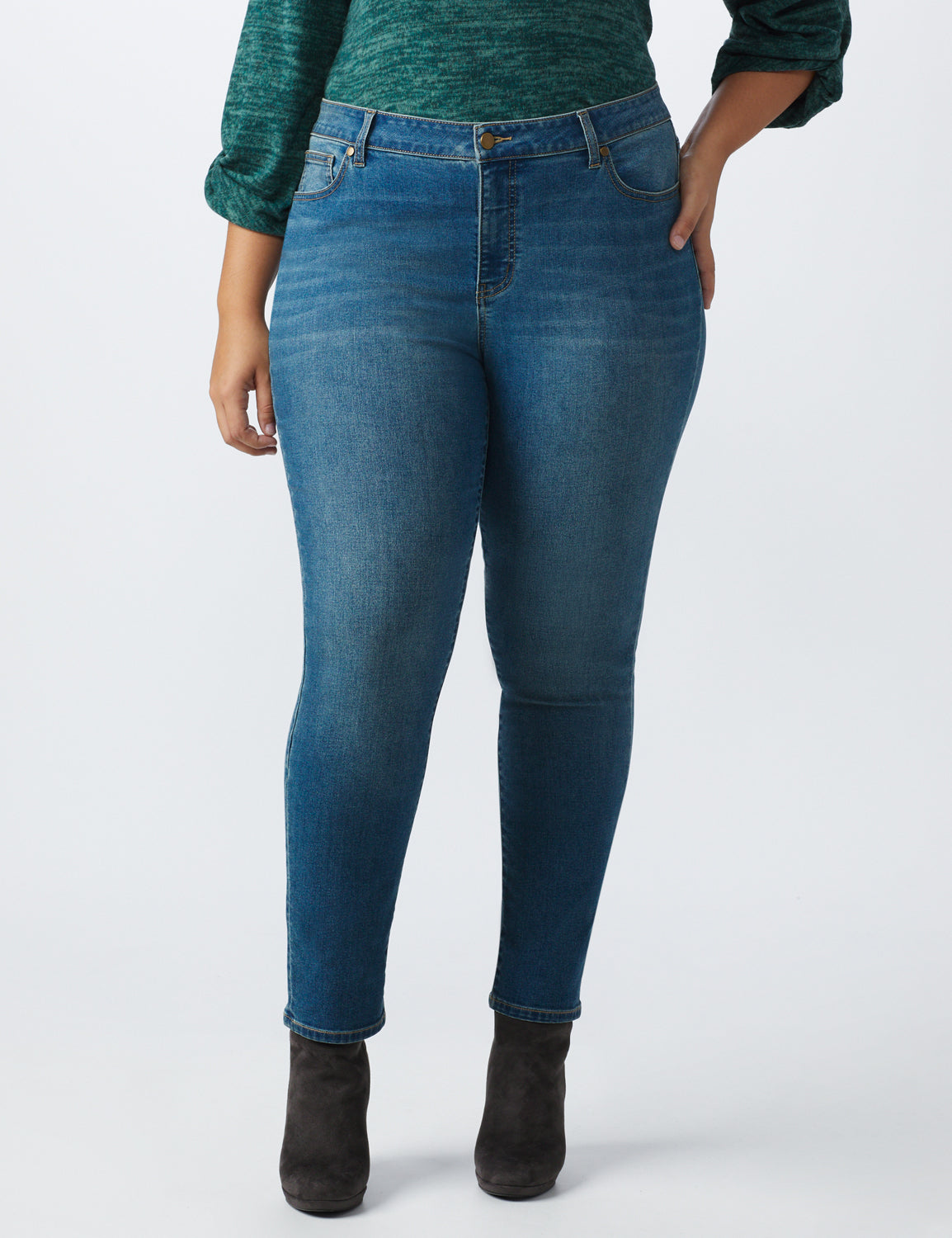 Westport Signature Skinny Denim Jeans - Plus