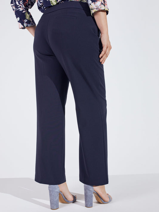 Roz & Ali Secret Agent Slight Bootcut Pants - Plus