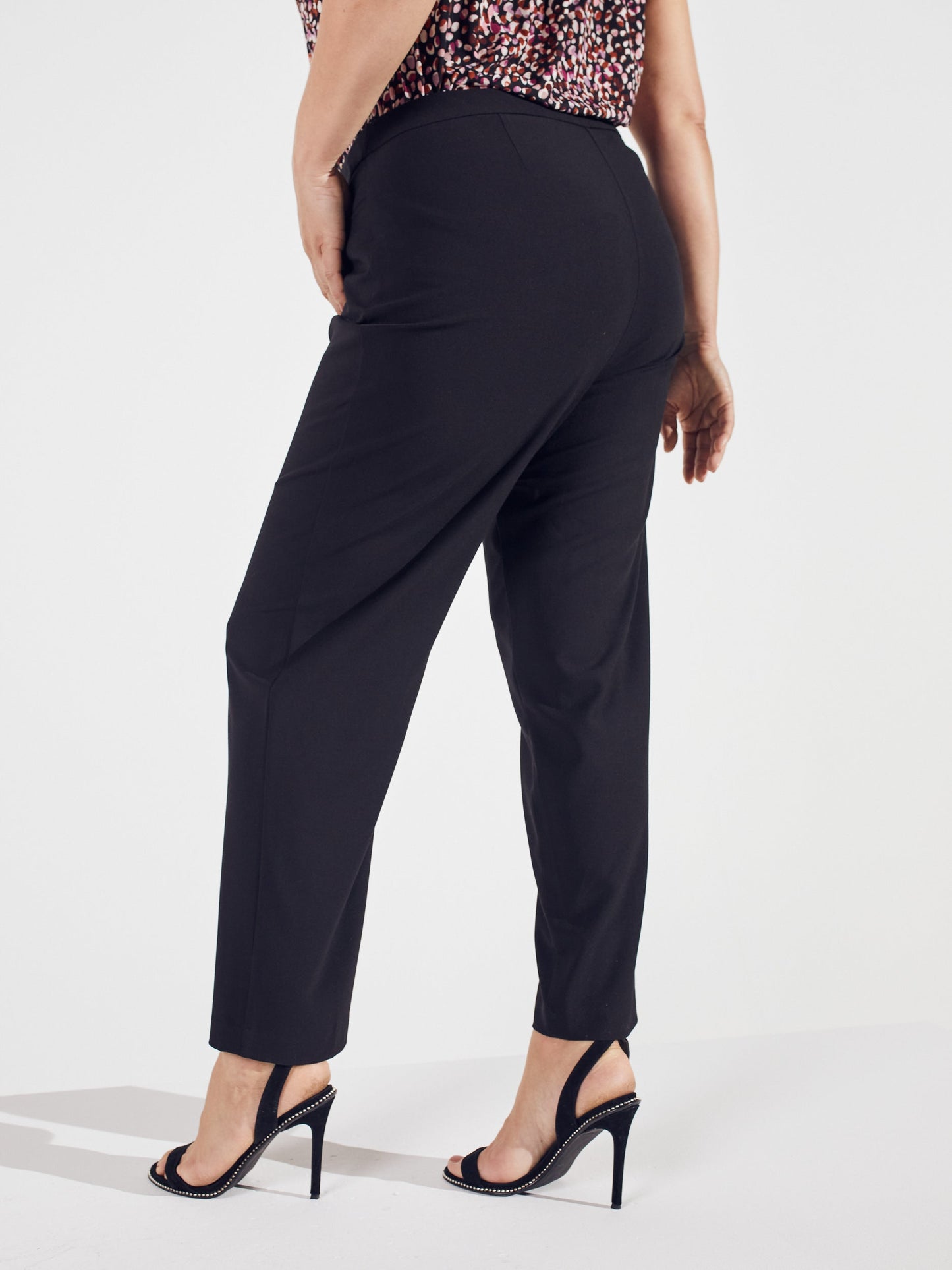 Pull On Tummy Control Pants With L Pockets -Tall Length Plus