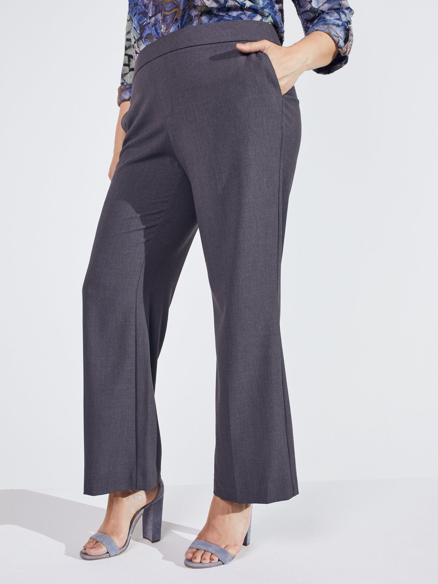 Roz & Ali Secret Agent Slight Bootcut Pants - Plus