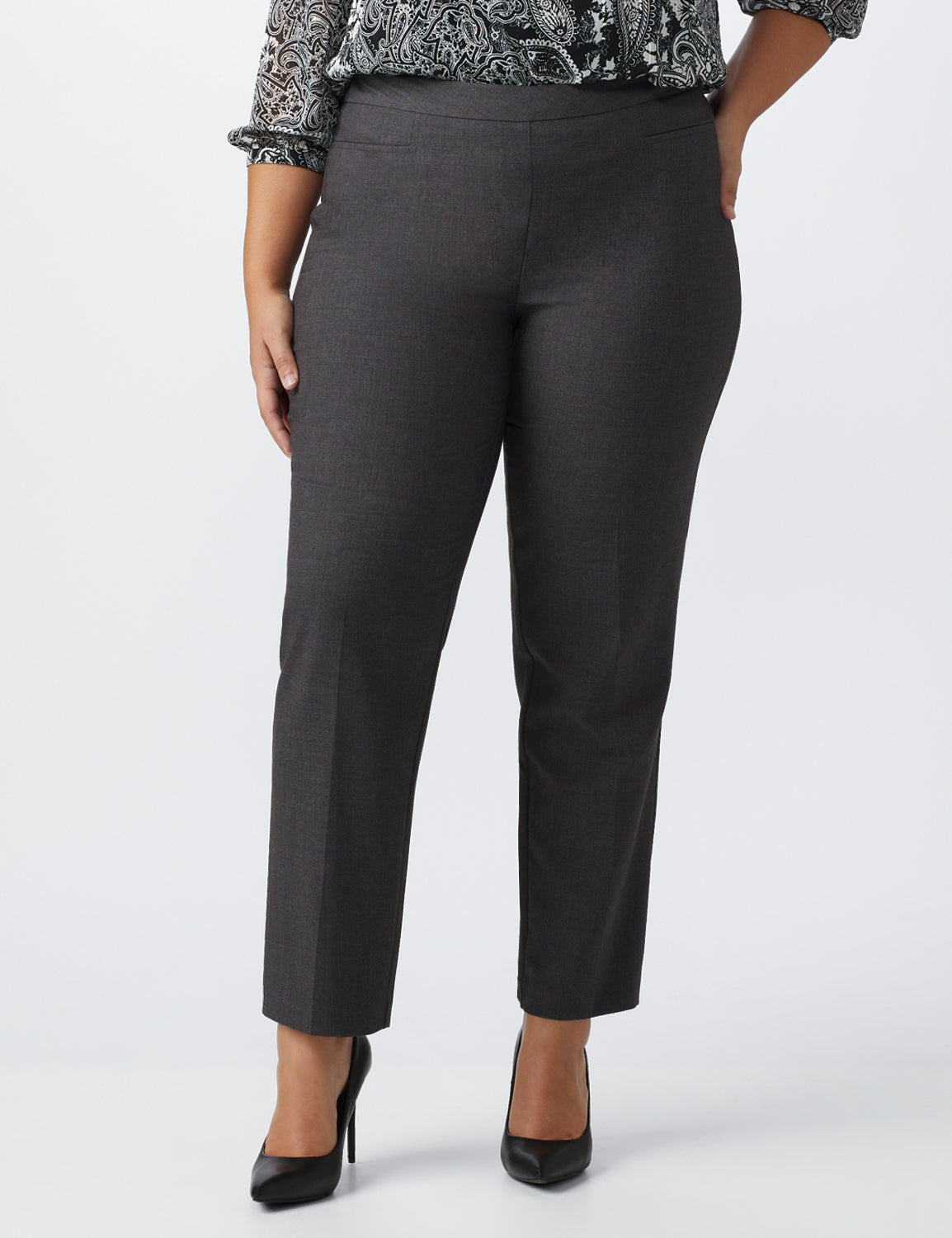 Roz & Ali Secret Agent L Pockets Pants - Plus