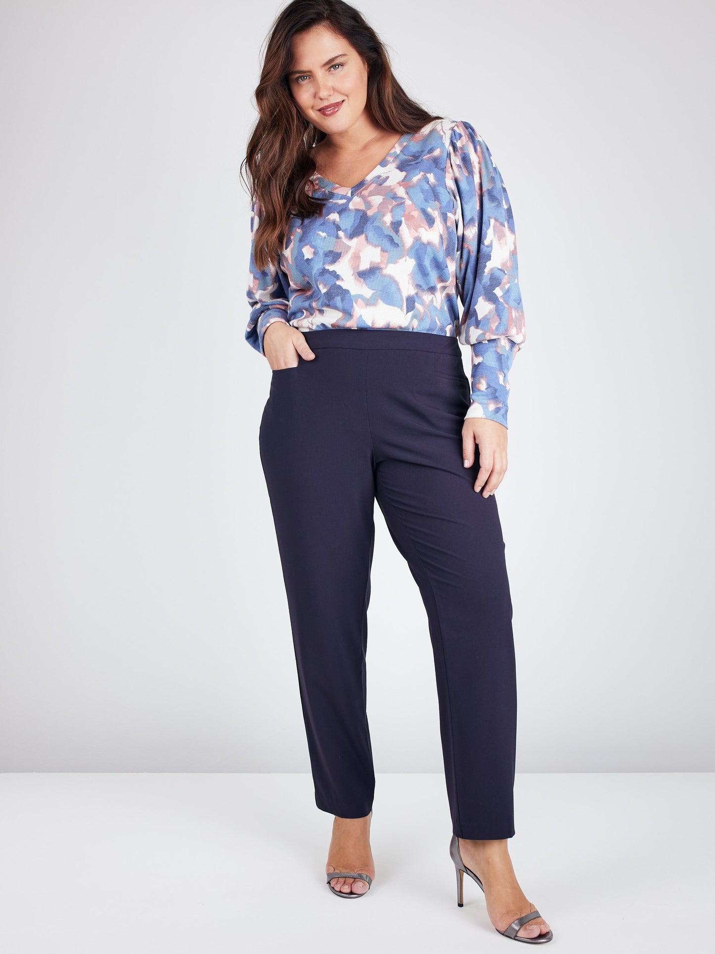 Roz & Ali Secret Agent L Pockets Pants - Plus